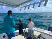 22ft Mako Center Console Snorkeling and Fishing Charter in Nassau, Bahamas