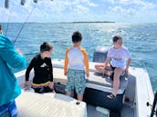 22ft Mako Center Console Snorkeling and Fishing Charter in Nassau, Bahamas