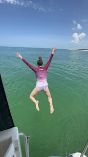 Plage, dauphins, déjeuner et couchers de soleil sur le yacht Silverton de 39 pieds