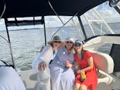 Beach, Dolphins, Lunch, and Sunsets on the 39ft Silverton Yacht