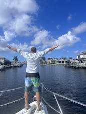 Plage, dauphins, déjeuner et couchers de soleil sur le yacht Silverton de 39 pieds