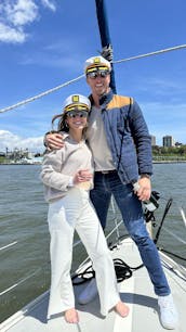 Sailing NYC aboard 34' Catalina