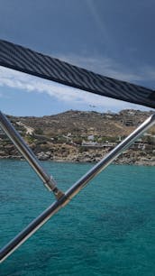 Ferretti 52 Yacht Charter in Ornos, Mykonos