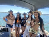 Pontoon Boat for Charter up to 9 people in Texas