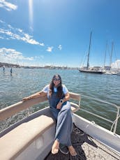 Barco elétrico Duffy de luxo de 22 pés com capitão | Marina del Rey, Los Angeles