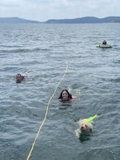 Pontoon Boat For Rent on Broken Bow Lake