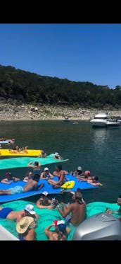 Bateau de fête à deux étages Premier pour 19 personnes avec toboggan