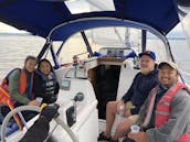 Puget Sound Sailing Adventure on 32' Hunter Sailboat