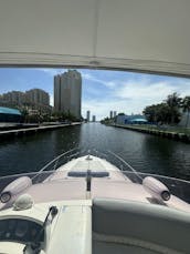 Experience Luxury on a 45’ Princess Flybridge Yacht in Sunny Isles