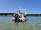 24' 12 Person Capacity Pontoon Boat - Torch Lake - Great Sound System