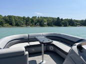 Enjoy the Turquoise Water of Glen Lake on 20' Bennington Pontoon!