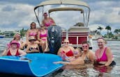 26ft Party Barge - Unforgettable Water Experiences! Sandbar, Sightsee, Catering