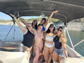 Pontoon Boat for Charter up to 9 people in Texas