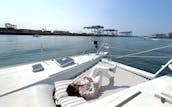 Catamaran élégant de 43 pieds : découvrez le port de Boston avec style ! 