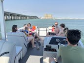 24ft Crest Double Decker Pontoon with Slide