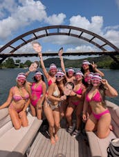 28' Double Decker Pontoon with Slide -Party Cove- Lake Austin 