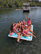 28' Double Decker Pontoon with Slide -Party Cove- Lake Austin 