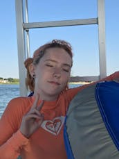Tritoon TopDeck w/ Slide • On-The-Water Rental at Boyd Lake or Take-And-Go