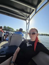 Tritoon TopDeck w/ Slide • On-The-Water Rental at Boyd Lake or Take-And-Go
