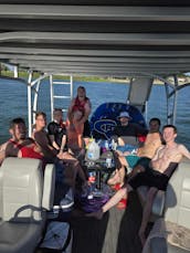 Tritoon TopDeck w/ Slide • On-The-Water Rental at Boyd Lake or Take-And-Go