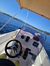 Bateau sans permis pour 7 personnes, Compass 168cc, Halkidiki