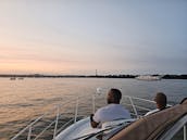 36' Carver Yacht on the Washington, DC waterfront 