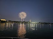 36' Carver Yacht on the Washington, DC waterfront 