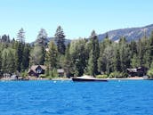 Luxury Double Decker Pontoon with Water Slide for Rent in North Tahoe