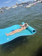 26ft Tiki Boat with waterslide