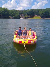 Cruise, swim, party and enjoy on a 2020 Tritoon on Lake Norman!