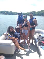 Cruise, swim, party and enjoy on a 2023 Tritoon on Lake Norman!