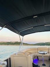 This Saturday Only Special Price! - Best of 2020 Award Winner 2017 - Harris 23.5' Double Bimini Tritoon on Lake Travis (Saturday's $175 per hour)