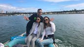 Luxury Electric Boat cruise around Newport Beach, California