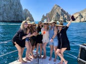 45 ft. Cabo San Lucas Yacht Charter, Vegas Style! All inclusive W/Private Chef