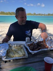 Unforgettable Boat Adventure in Caicos Islands on Hurricane Sun Deck Boat!