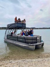 **2021 Super Owner** Double-decker Tritoon with a Slide in Canyon Lake, TX!