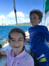 Have an exciting Private sailing adventure on a  Beneteau 43 Foot Luxury Yacht! Best of GetMyBoat 2021 Winner! 🥇! Sail Away in Paradise! Kewalo Basin Honolulu!