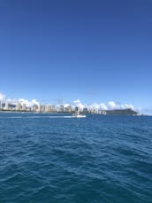 40 passenger Power Catamaran Rental in Waikiki, Honolulu, Hawaii