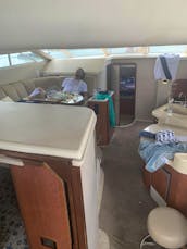 44' Sea Ray Flybridge Power Yacht Rental in Miami with Captain
