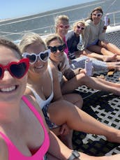 🎉🐬⛵️HUGE Sailing Catamaran Yacht in Charleston on Folly Beach, South Carolina