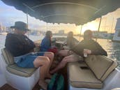 Duffy Boat Crusing in Marina Del Rey Harbor for 6 Passengers
