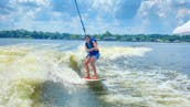 Great Lake Boat with Experienced Captain on Lake Conroe - wake surf, tube, have fun)