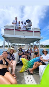 Double Decker Pontoon Party Boat on Lake Travis