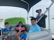 19' Bennington Pontoon Boat for Rent at South Padre Island!