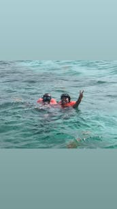 Cap Cana, yacht privé, banc de sable et tuba - Cap Cana, Punta Cana