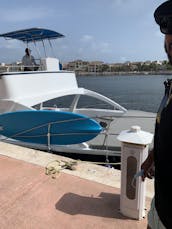Cap Cana, yacht privé, banc de sable et tuba - Cap Cana, Punta Cana