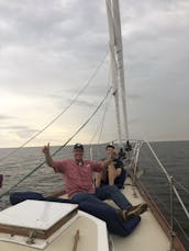 Velero Shannon Cruising de 52 pies en el lago Pontchartrain, Luisiana