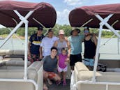 Cypress Cay 23ft PartyBoat Pontoon on Lake Lewisville, TX!