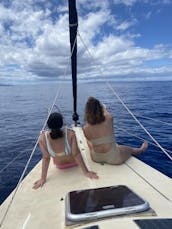 Sailing and Snorkeling Adventures on Maui on 27 Foot HunterX Monohull