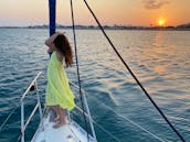 Champagne Sunset Cruise Aboard a 41' Jeanneau Sun Legende in Larnaca, Cyprus
